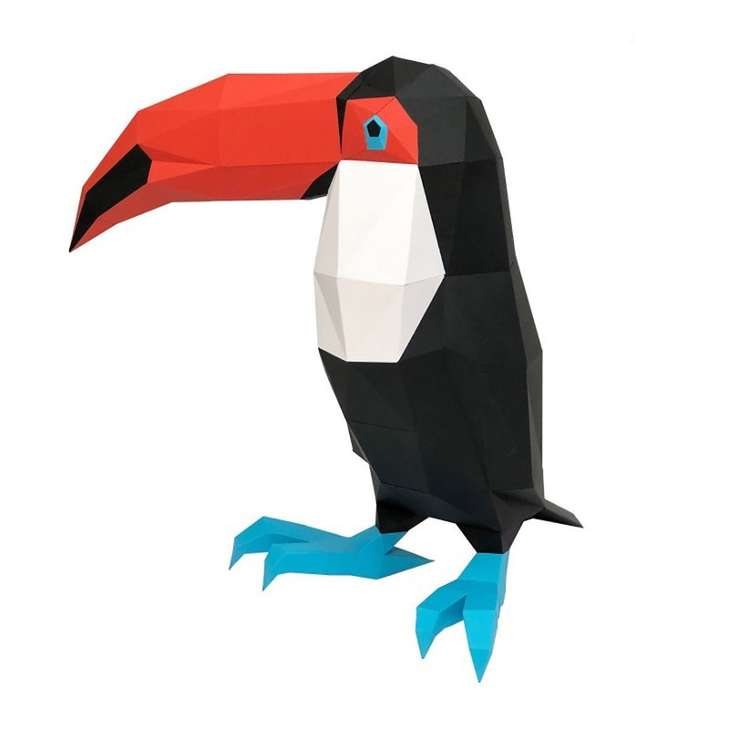 3D Papercraft Kit Toucan PP-2TUK-BWS