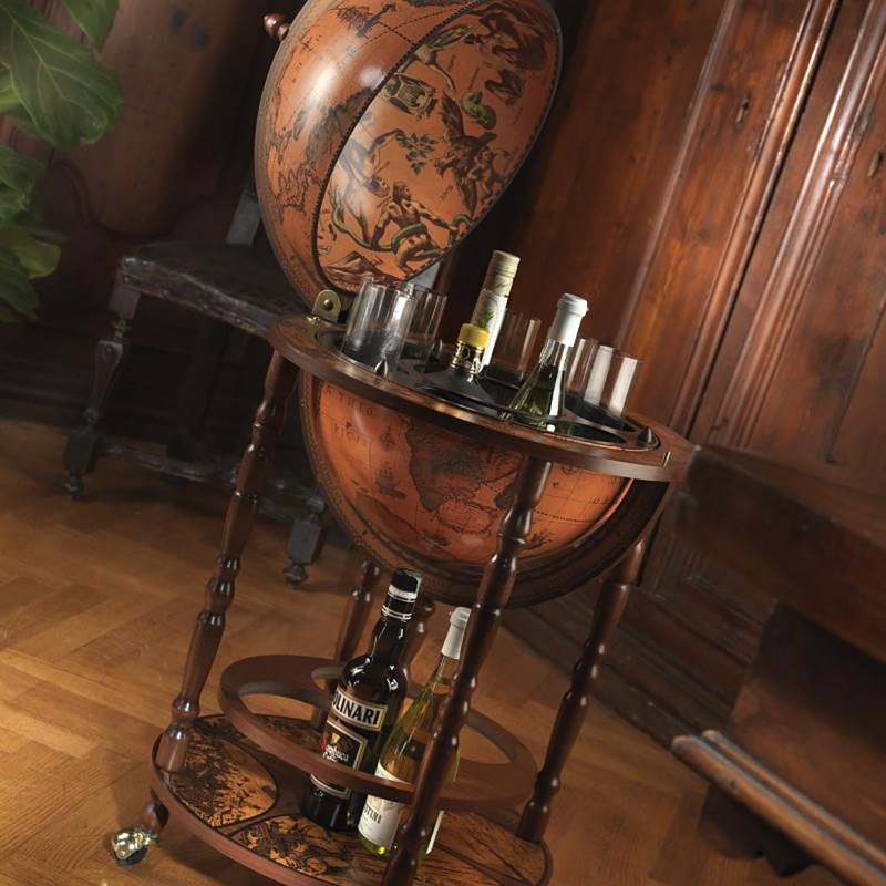 Bar-Globe MINERVA. Handmade Quality & Luxury From Italy