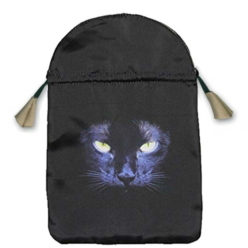 Black Cat Satin Black Bag Cards Lo Scarabeo