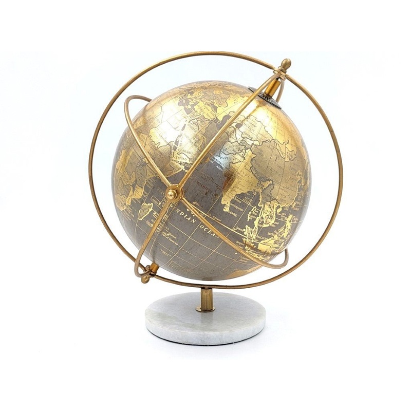 Decorative globe on a stone base GLB-127