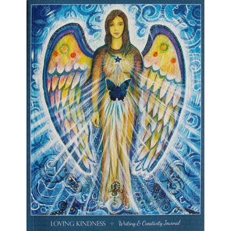 Loving Kindness writing and creativity journal Blue Angel