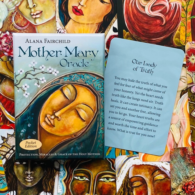 Mother Mary Oracle Pocket Edition Cards Blue Angel