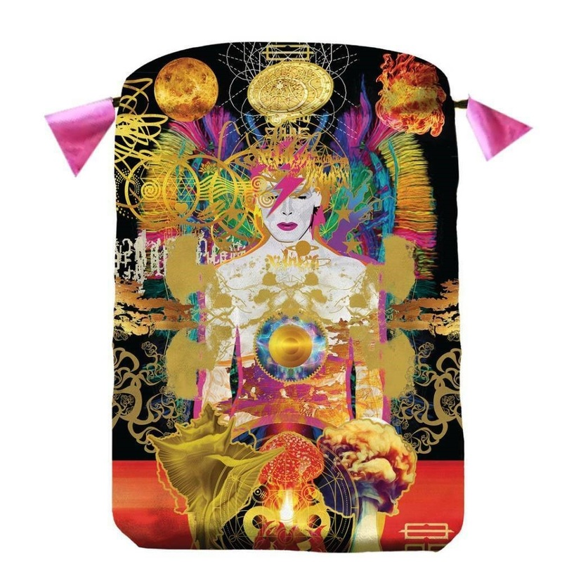 Starman Satin Bag for tarot Cards Lo Scarabeo