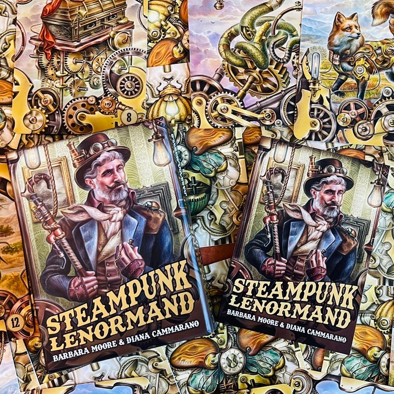 Steampunk Lenormand Oracle cards Lo Scarabeo
