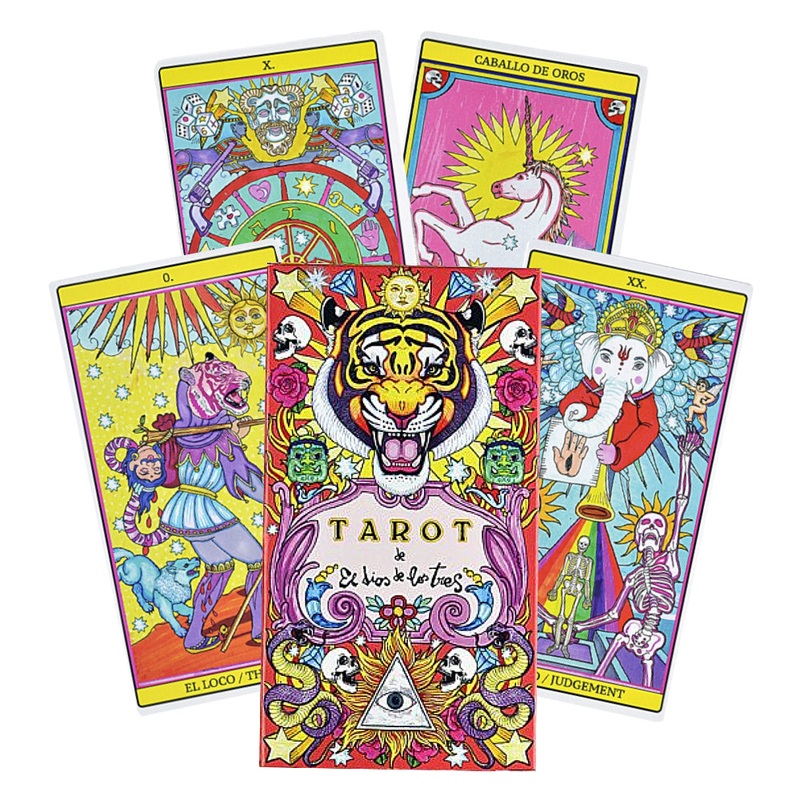 Tarot De El Dios De Los Tres cards Fournier