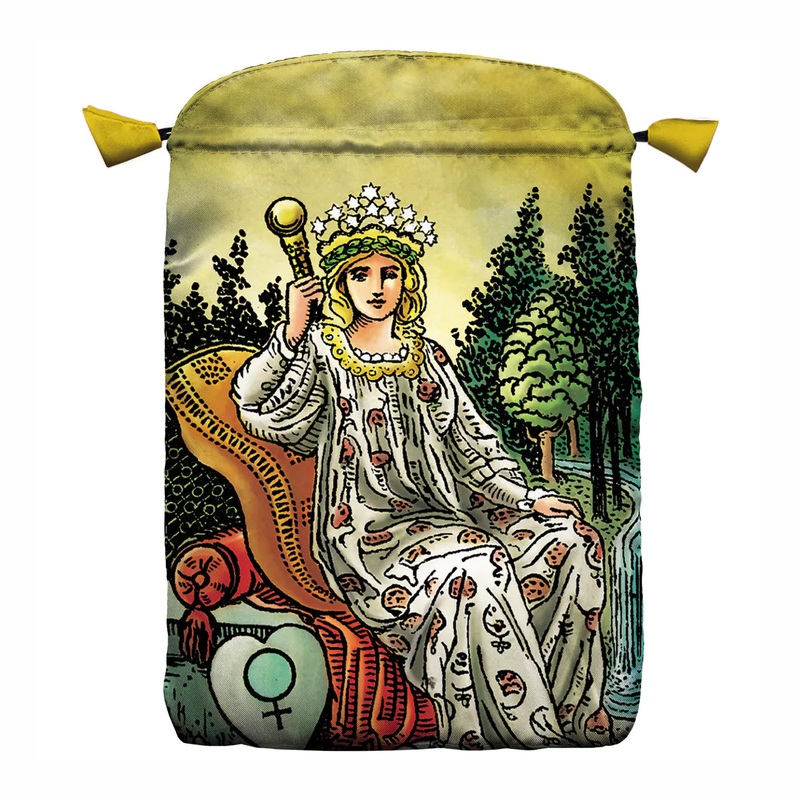 Radiant Wise Spirit Satin Bag for Tarot Cards Lo Scarabeo