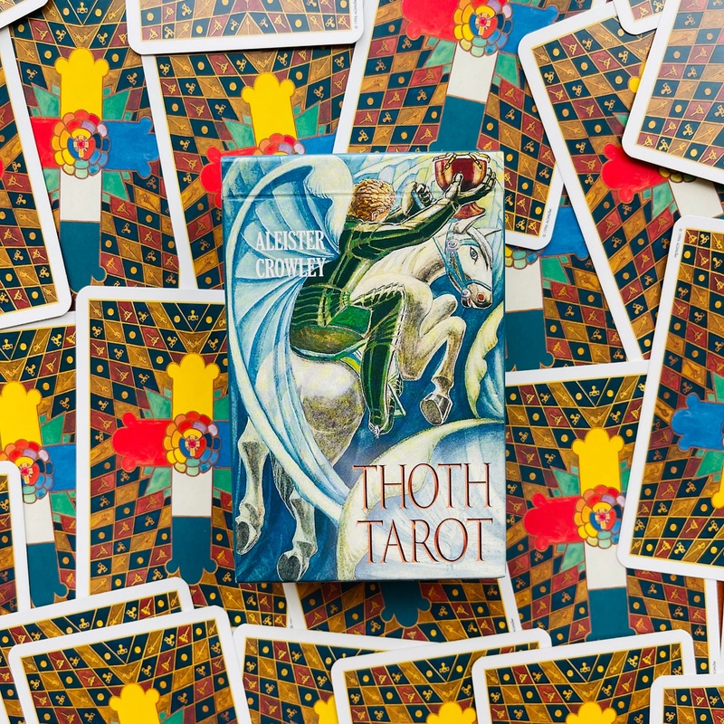 Spanish Cowley Thoth Tarot cards AGM