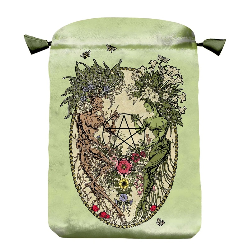 The Magickal Botanical Satin Bag Lo Scarabeo