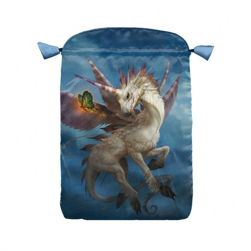 Unicorns Satin Bag for Tarot Cards Lo Scarabeo