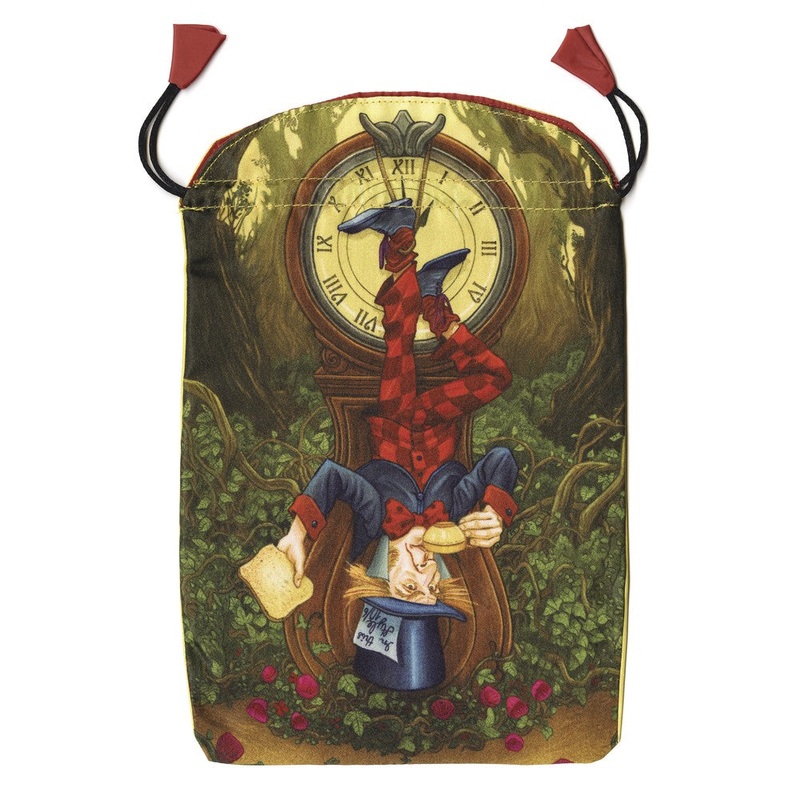 Wonderland satin bag for Cards Llewellyn