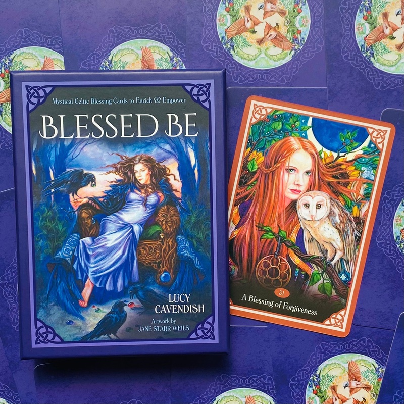 Blessed Be Tarot Cards Blue Angel