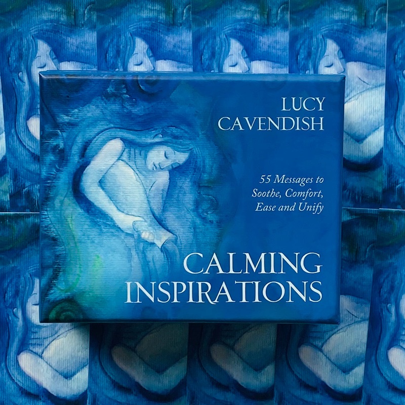 Calming Inspirations Mini Oracle cards Blue Angel