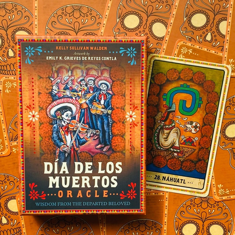 Dia De Los Muertos Oracle cards Blue Angel