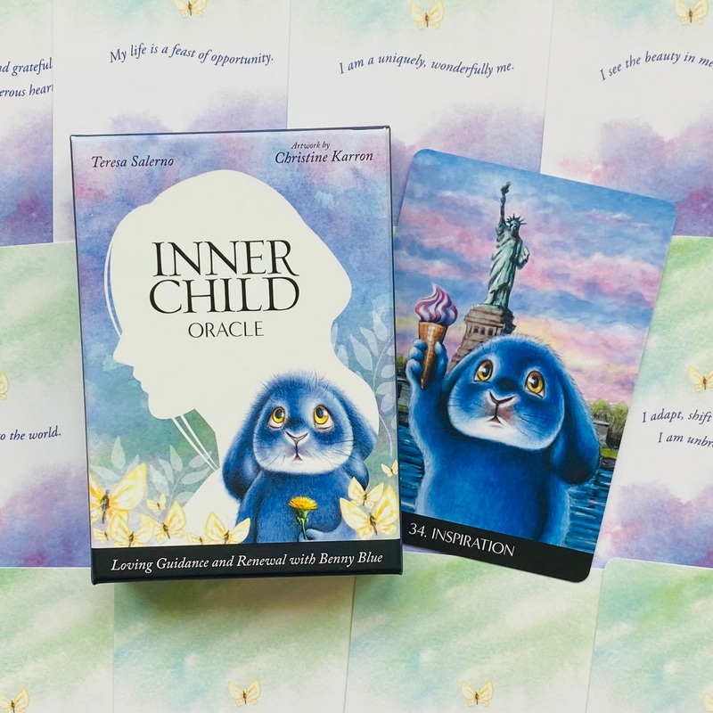 Inner Child Oracle cards Blue Angel