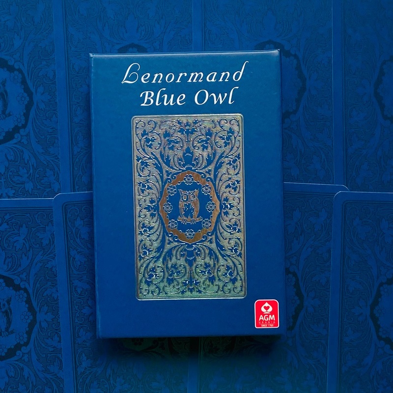 Lenormand Blue Owl Premium Edition Cards AGM