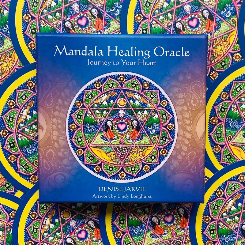 Mandala Healing Oracle Cards Blue Angel