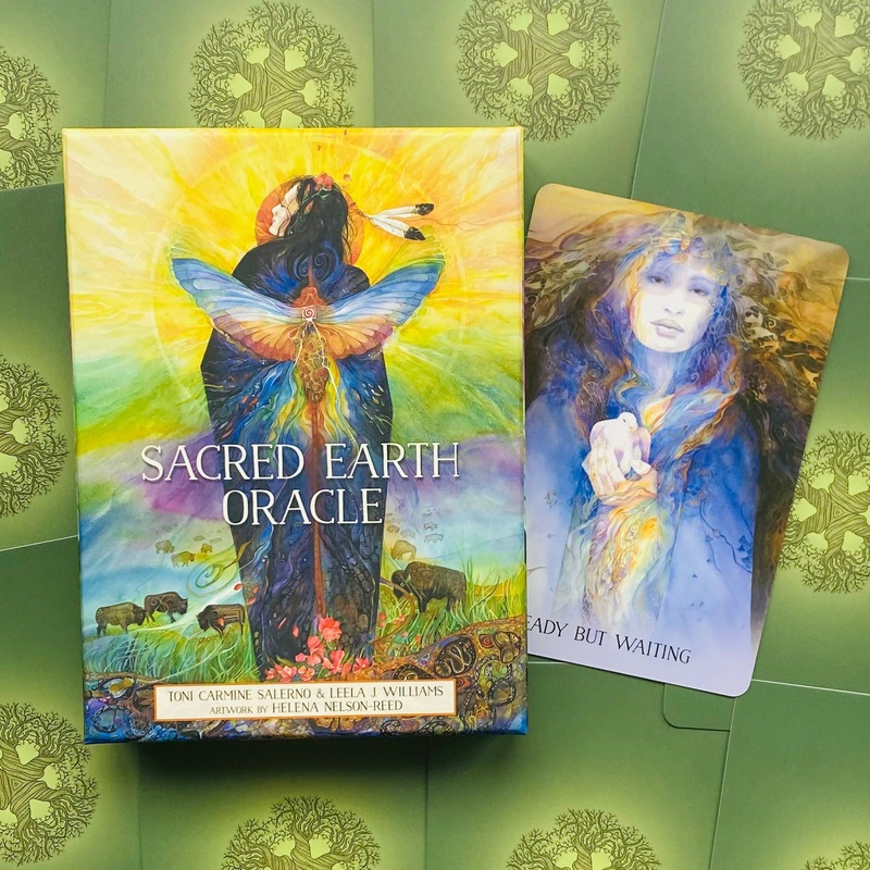Sacred Earth Oracle cards Blue Angel