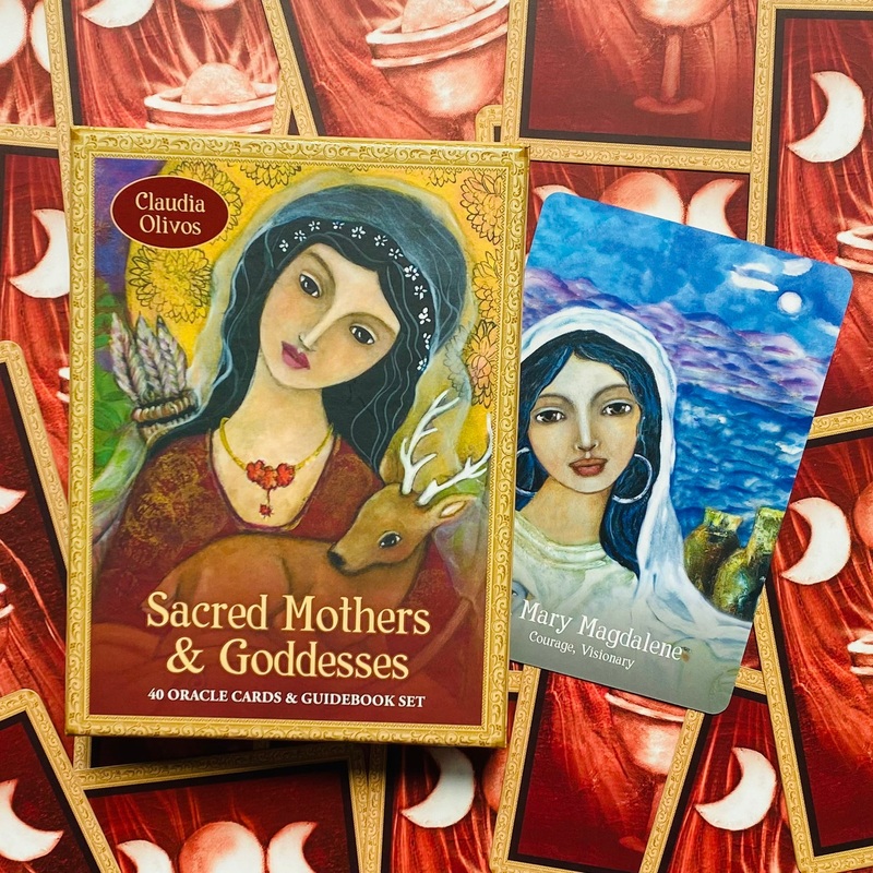 Sacred Mothers and Goddesses Oracle Cards Blue Angel