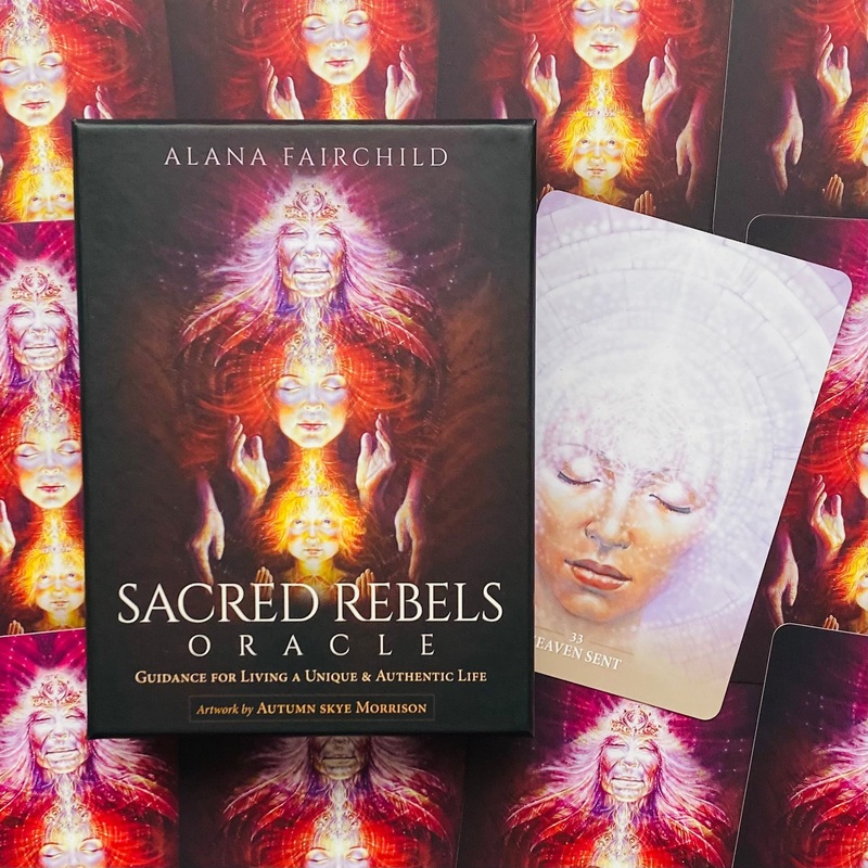 Sacred Rebels Borderless Oracle cards Blue Angel
