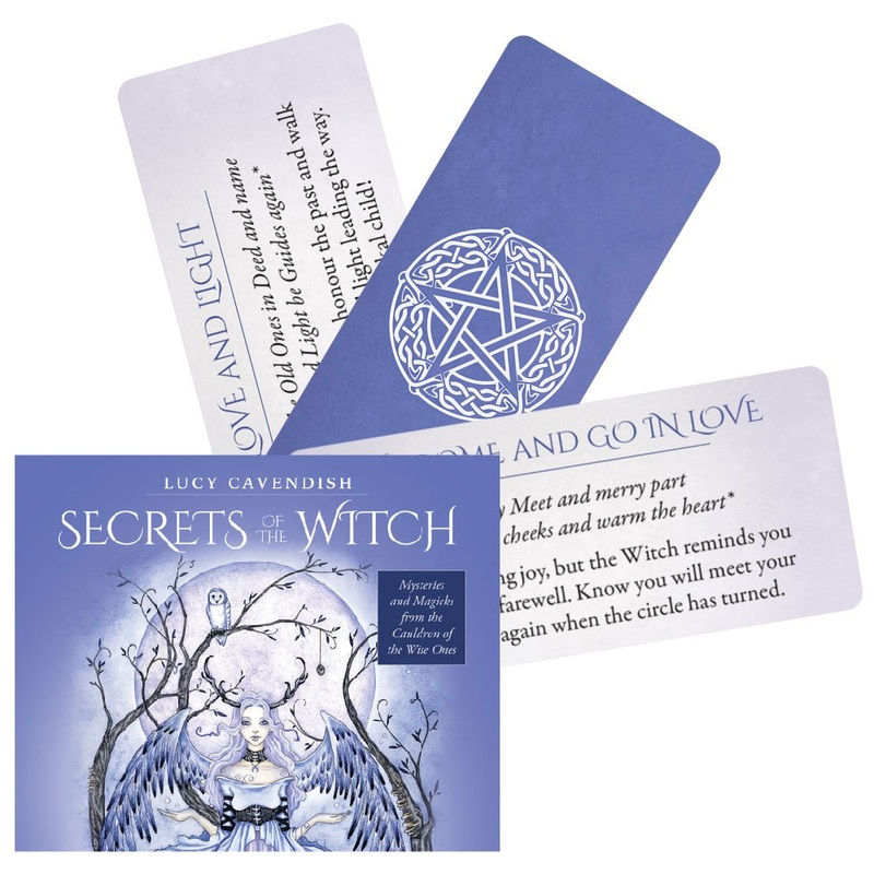 Secrets of the Witch Oracle Cards Blue Angel