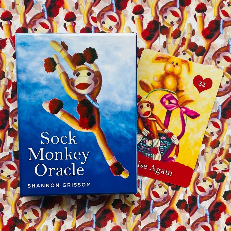 Sock Monkey Oracle cards Beyond Words
