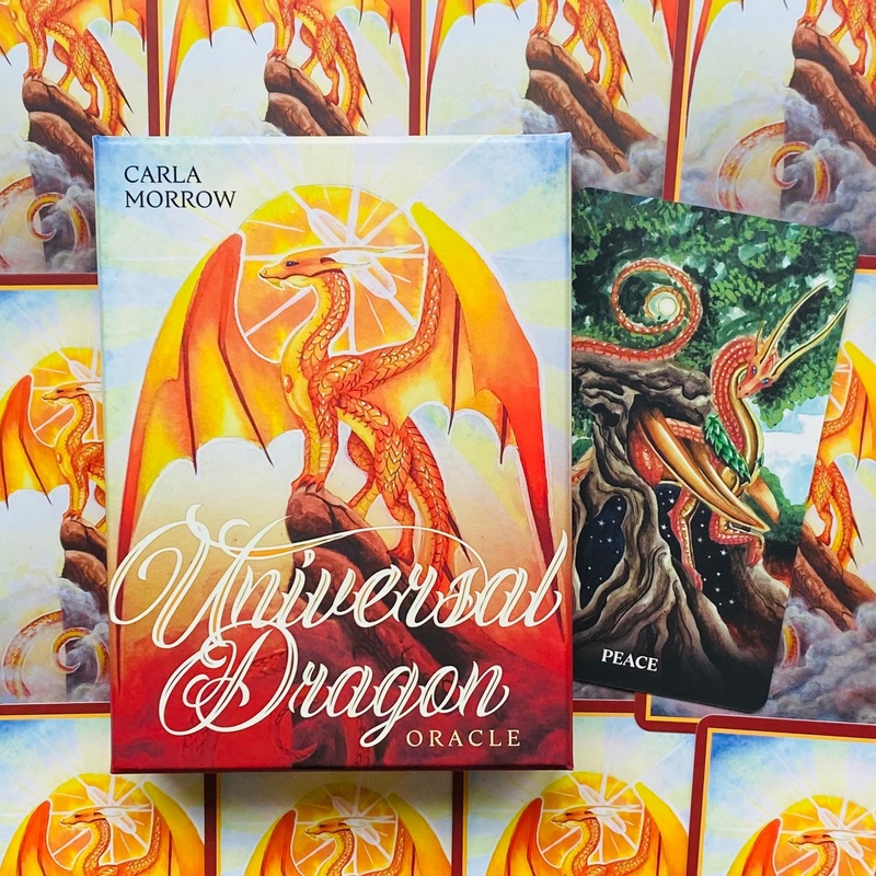 Universal Dragon Oracle Cards Blue Angel