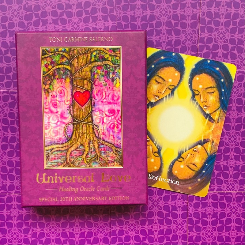 Universal Love Oracle cards Special 20th Anniversary edition Blue Angel