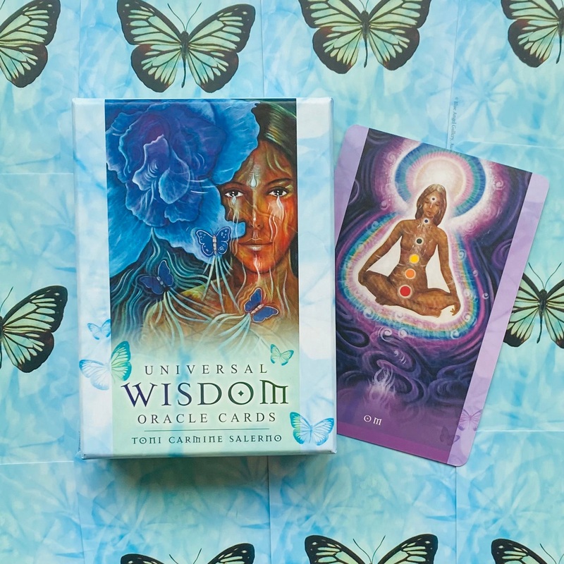 Universal Wisdom Oracle cards Blue Angel