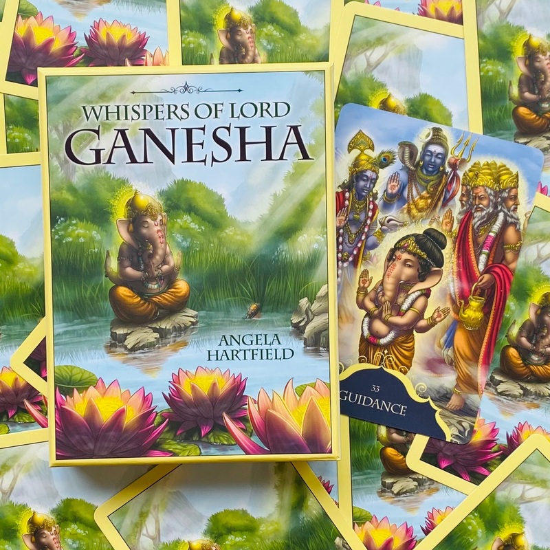 Whispers of Lord Ganesha Oracle Cards Blue Angel