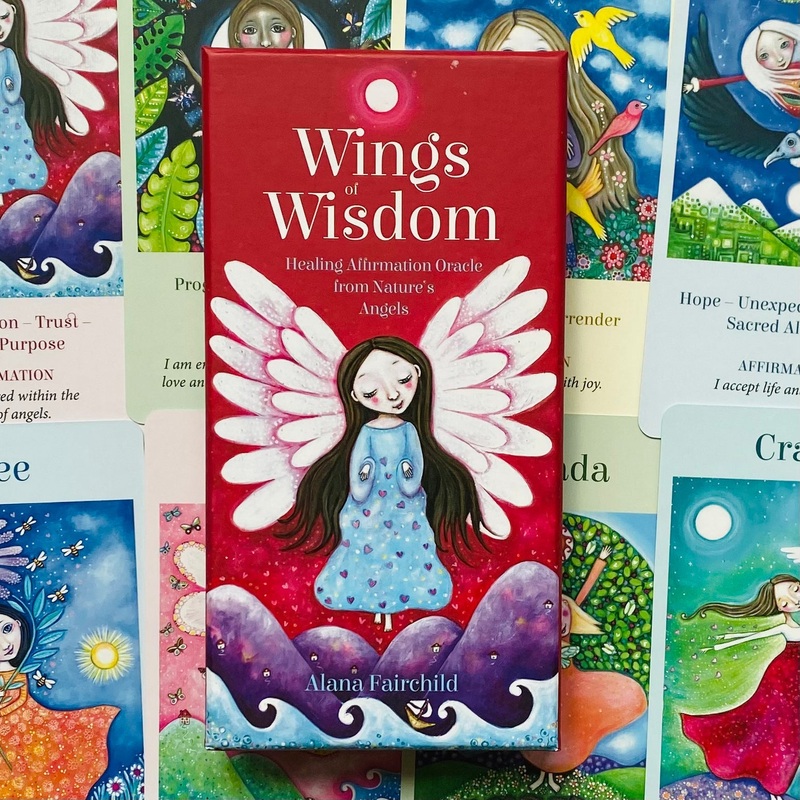 Wings of Wisdom Oracle cards Blue Angel