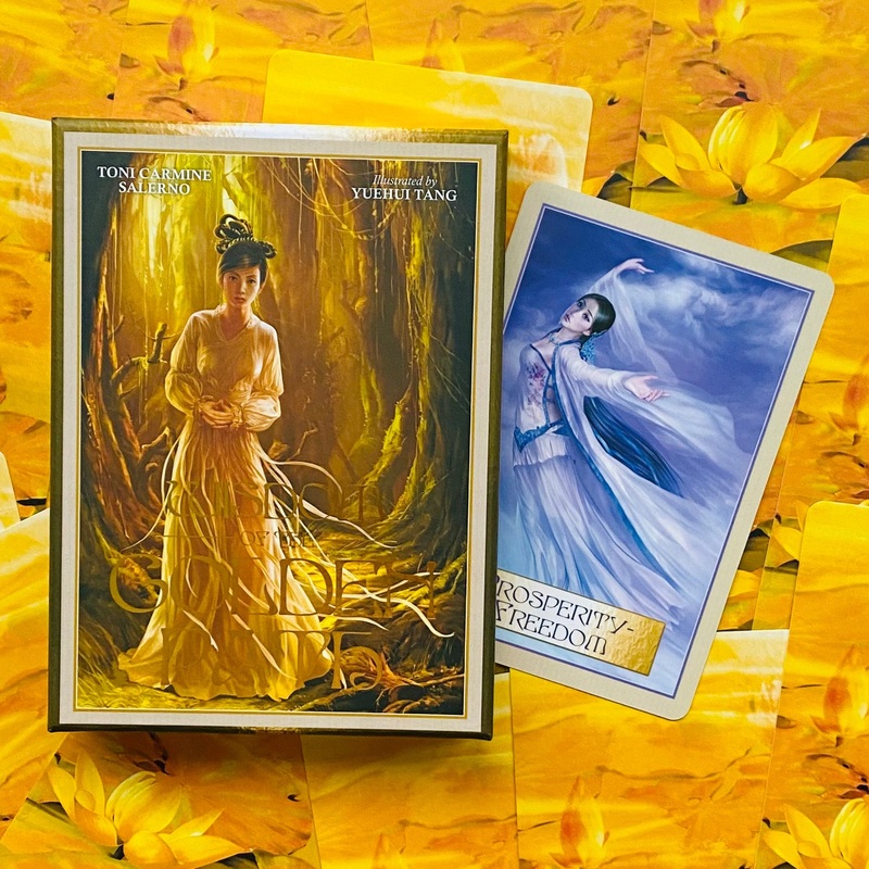 Wisdom of the Golden Path Oracle cards Blue Angel