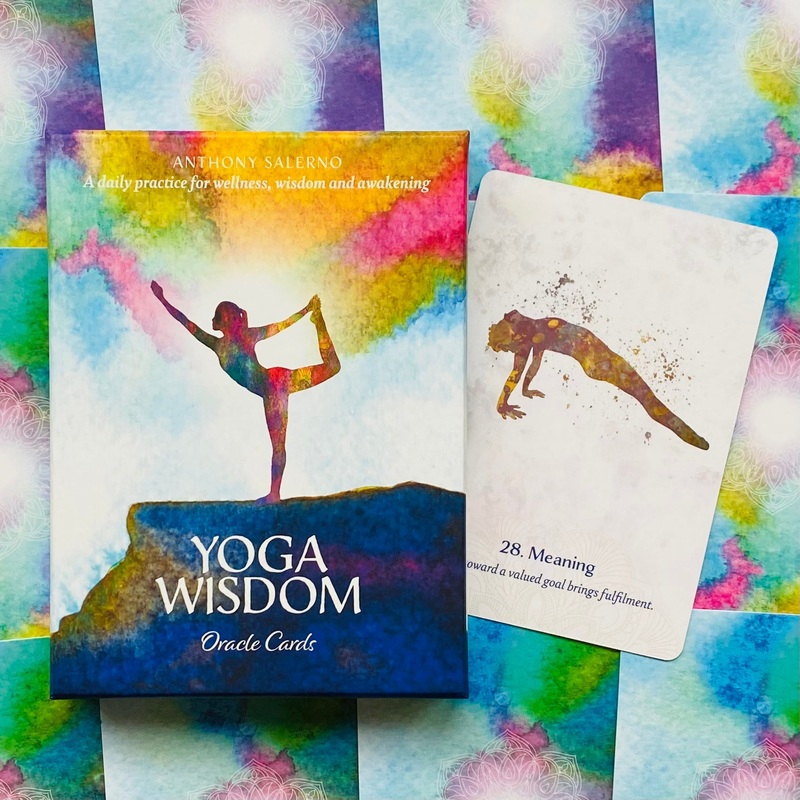 Yoga Wisdom Oracle cards Blue Angel