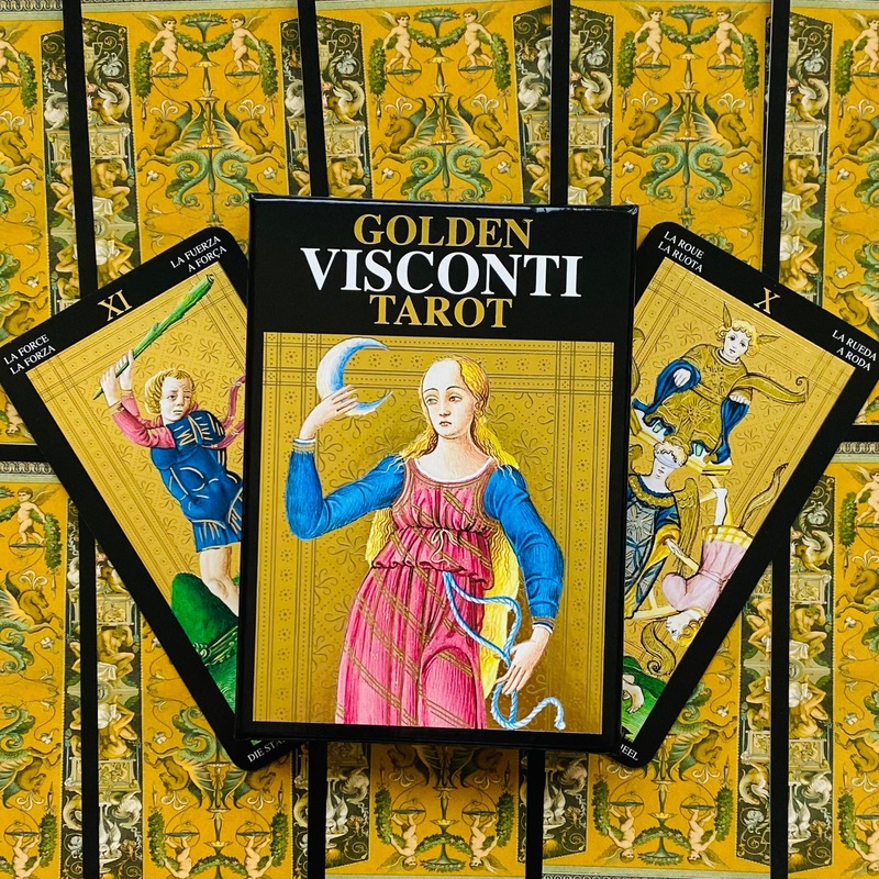 Golden Visconti Grand Trumps Tarot Cards Lo Scarabeo