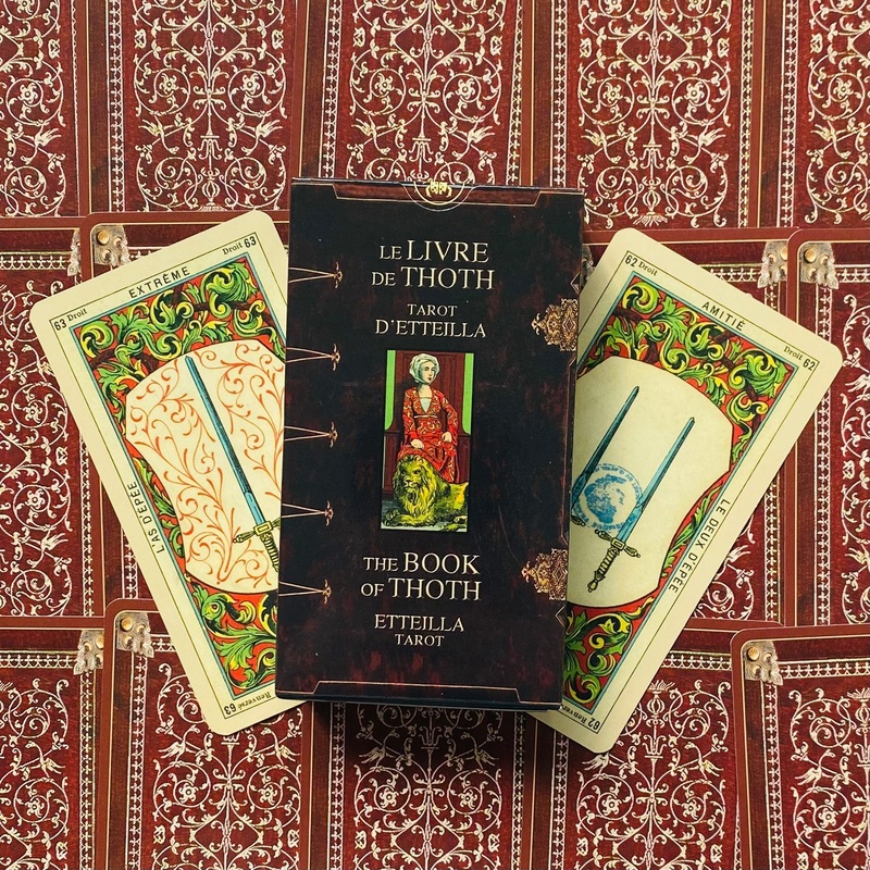The Book Of Thoth Eteilla tarot cards Lo Scarabeo