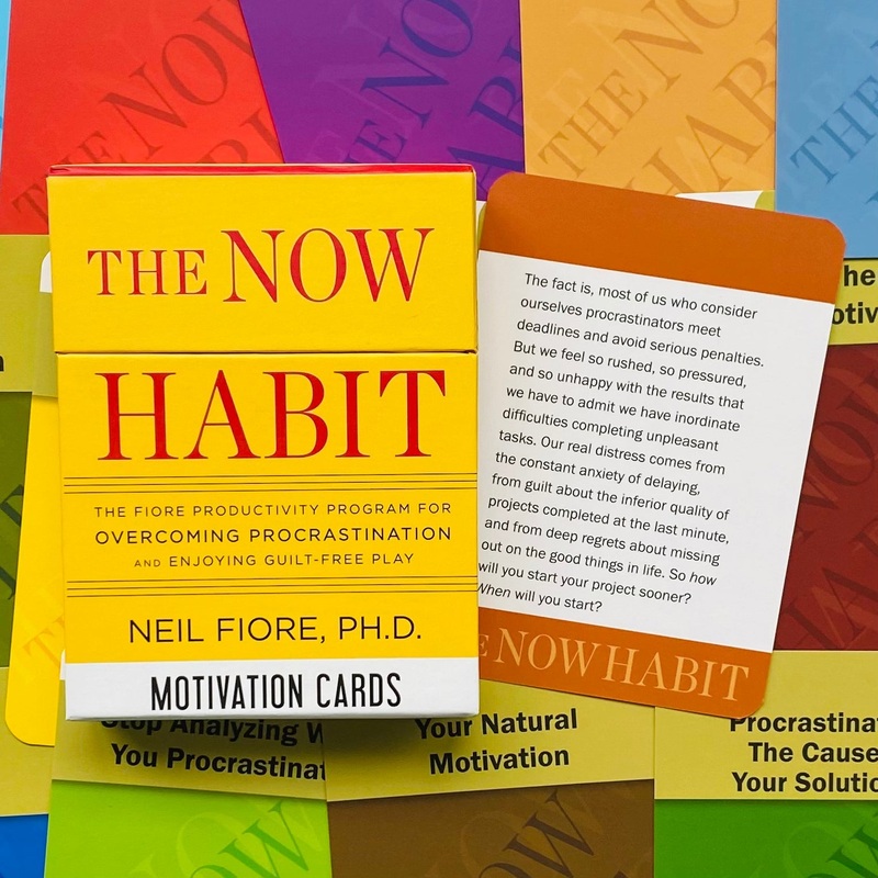 The Now Habit Motivation Cards Tarcher