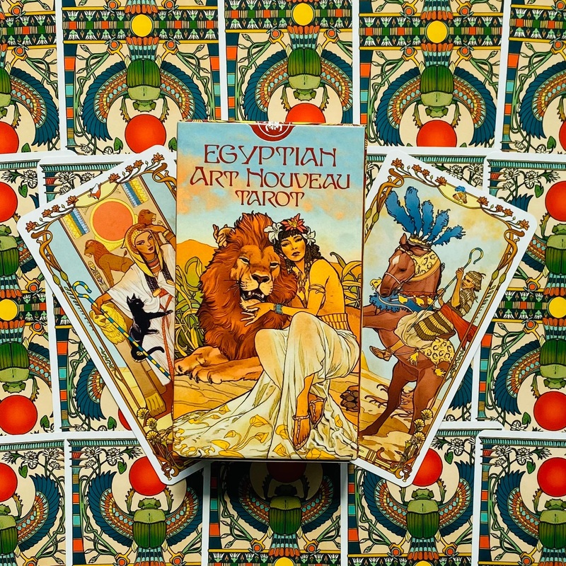 Egyptian Art Nouveau Tarot cards Lo Scarabeo