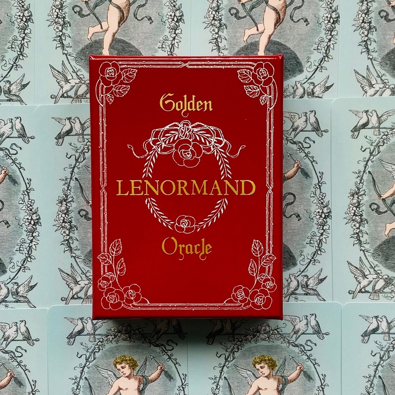 Golden Lenormand Oracle cards Lo Scarabeo