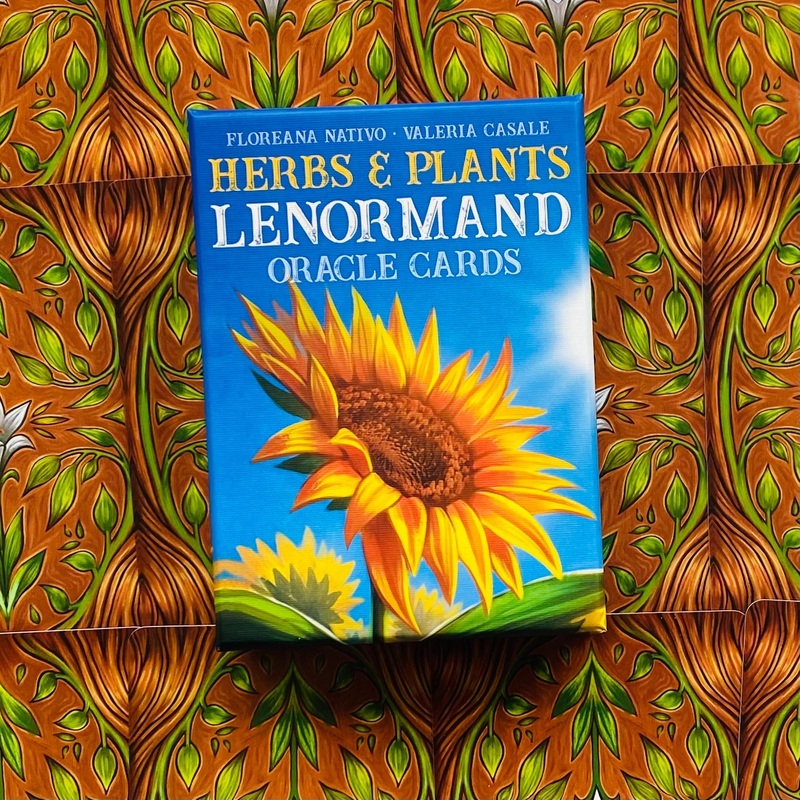 Herbs And Plants Lenormand oracle cards Lo Scarabeo