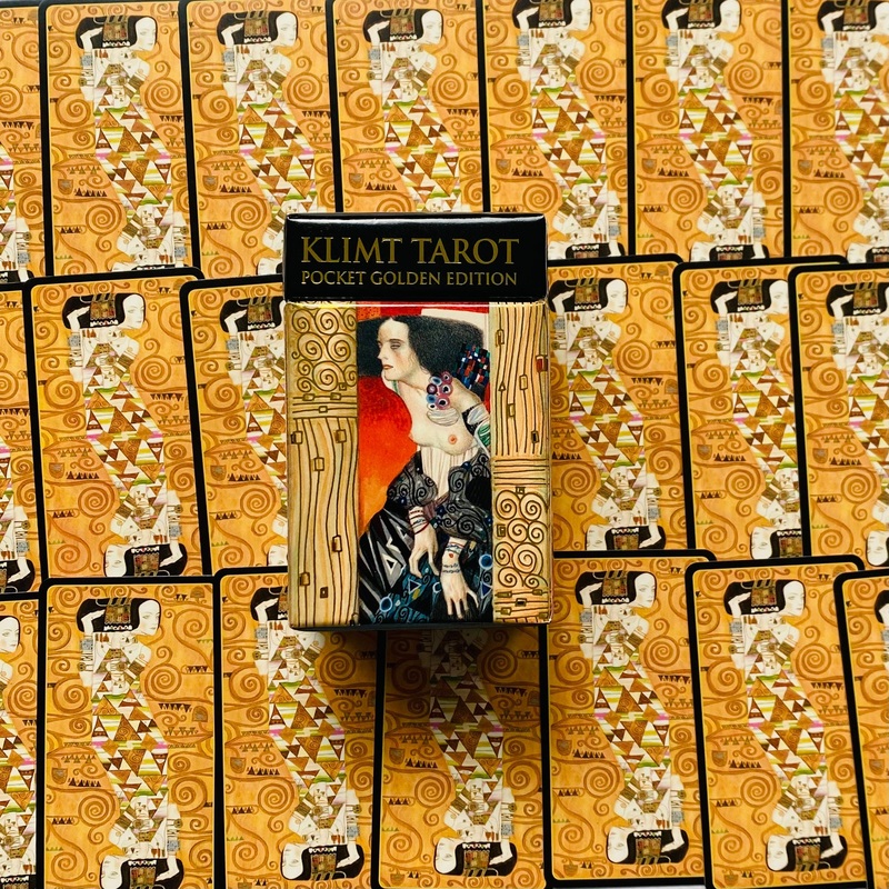 Klimt Tarot (Golden Mini Edition) Cards Lo Scarabeo