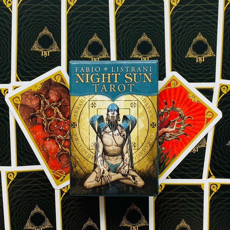 Night Sun Mini Tarot Cards Lo Scarabeo