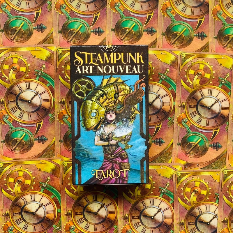 Steampunk Art Nouveau Tarot Cards Lo Scarabeo
