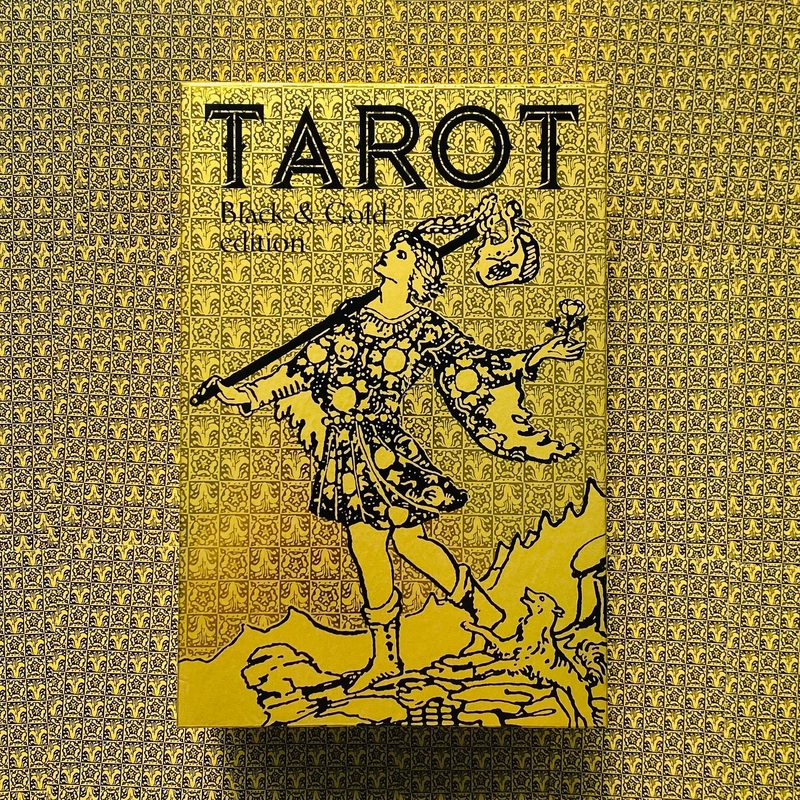 Tarot Black and Gold Edition Cards Lo Scarabeo