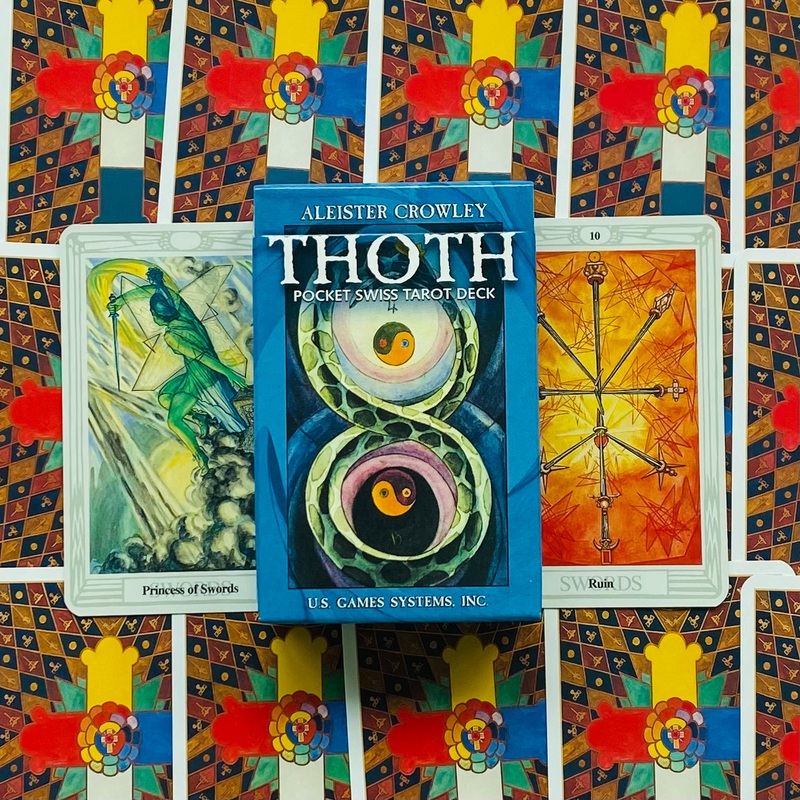 Aleister Crowley THOTH Small Tarot cards US Games Systems