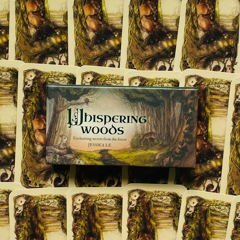 Inspirational Whispering Woods cards US Games Systems