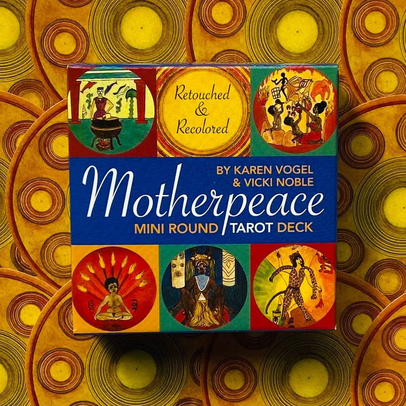 Mini Motherpeace Round Tarot Deck US Games Systems