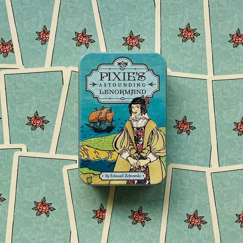 Pixie Astounding Lenormand cards in a tin