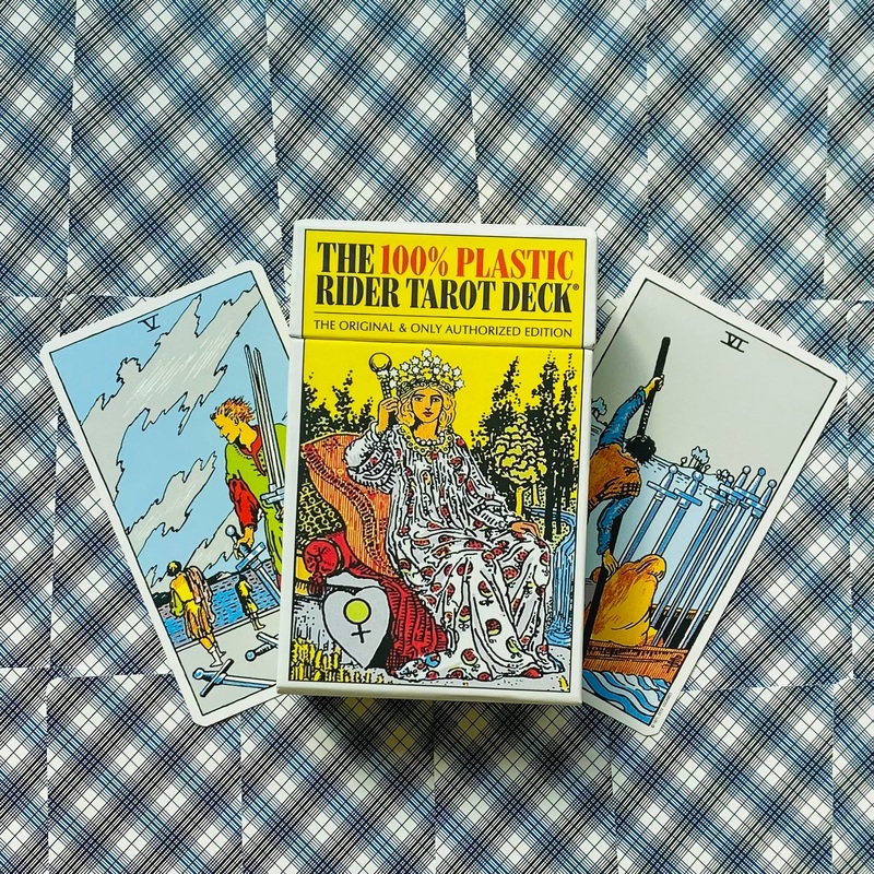 The 100 percent Plastic Rider Tarot Cards Deck US Games Systems