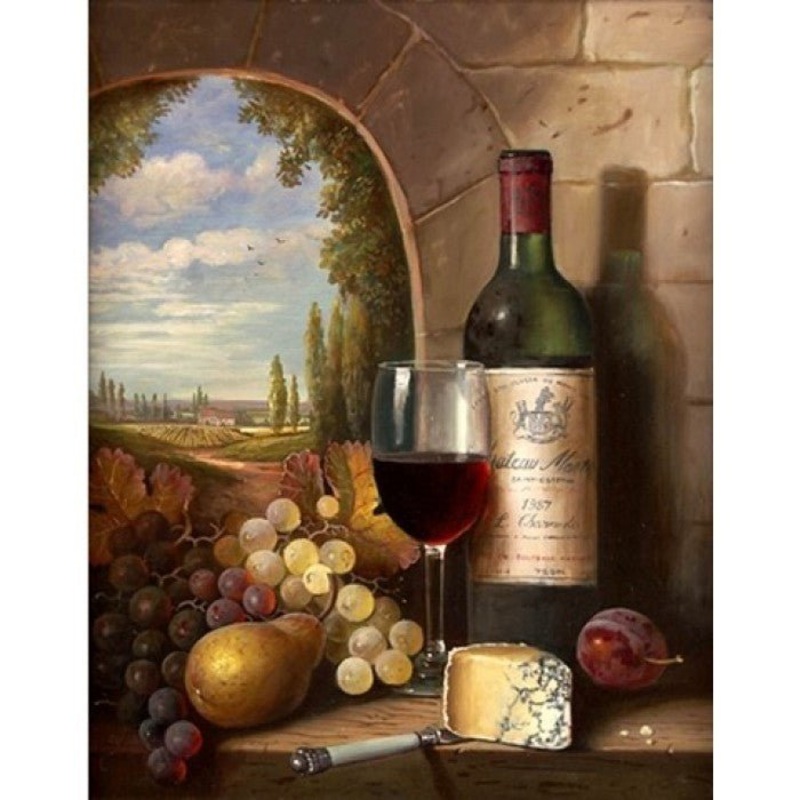 Diamond painting Chteau Margaux AZ-1022 Size: 4050
