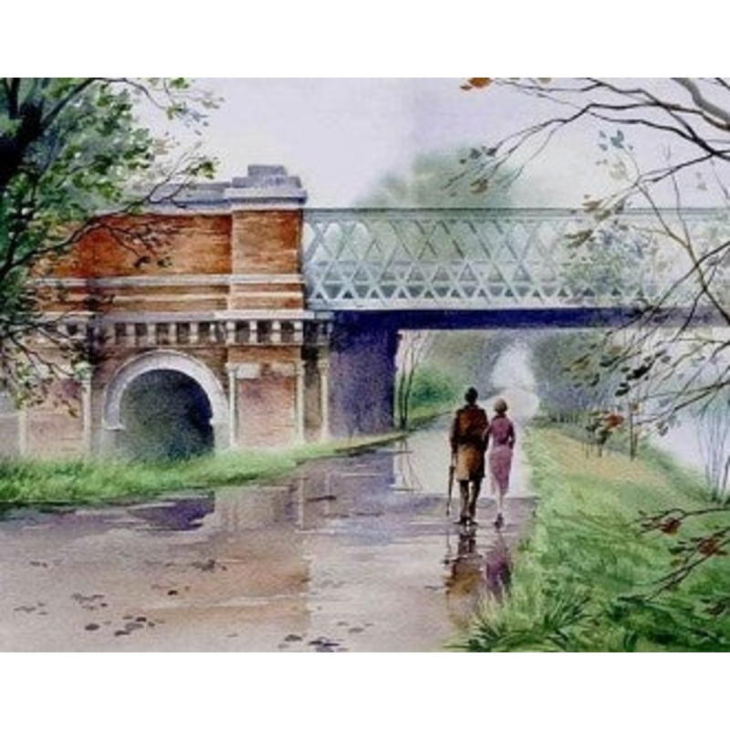 Diamond painting Rainy Mood AZ-1159 Size: 6040