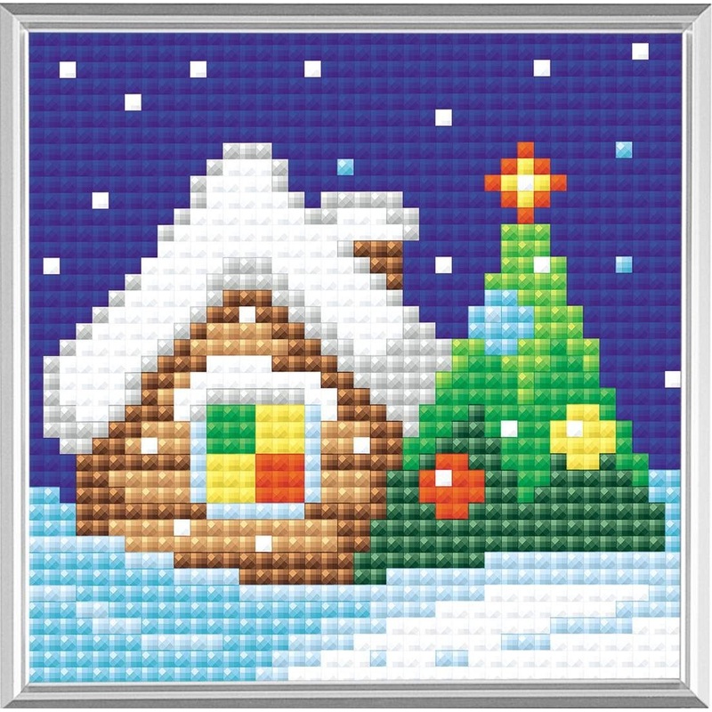 Christmas Eve diamond mosaic kit by RIOLIS Ref. no.: AM0004